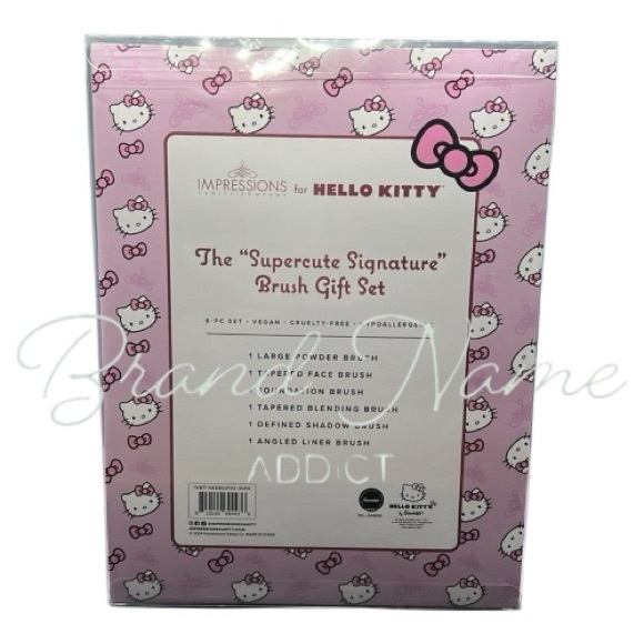 Hello Kitty Clear The Supercute Signature 6 Piece Brush Gift Set - Picture 4 of 4